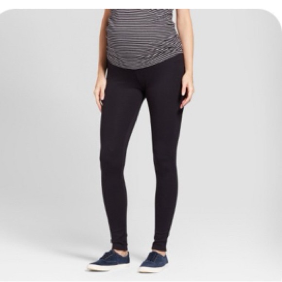 Over Belly Ponte Maternity Pants Isabel Maternity Ingrid Isabel Black - Picture 1 of 4